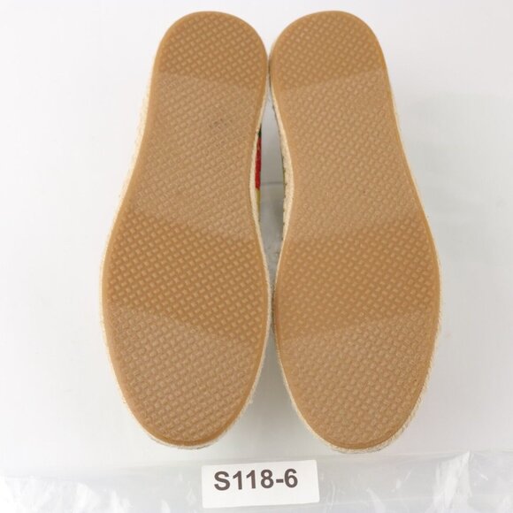 Toms Women's Alpargata Classic Shoe Size 10 Floral Yellow Red Green Flat Slip On - Picture 10 of 13